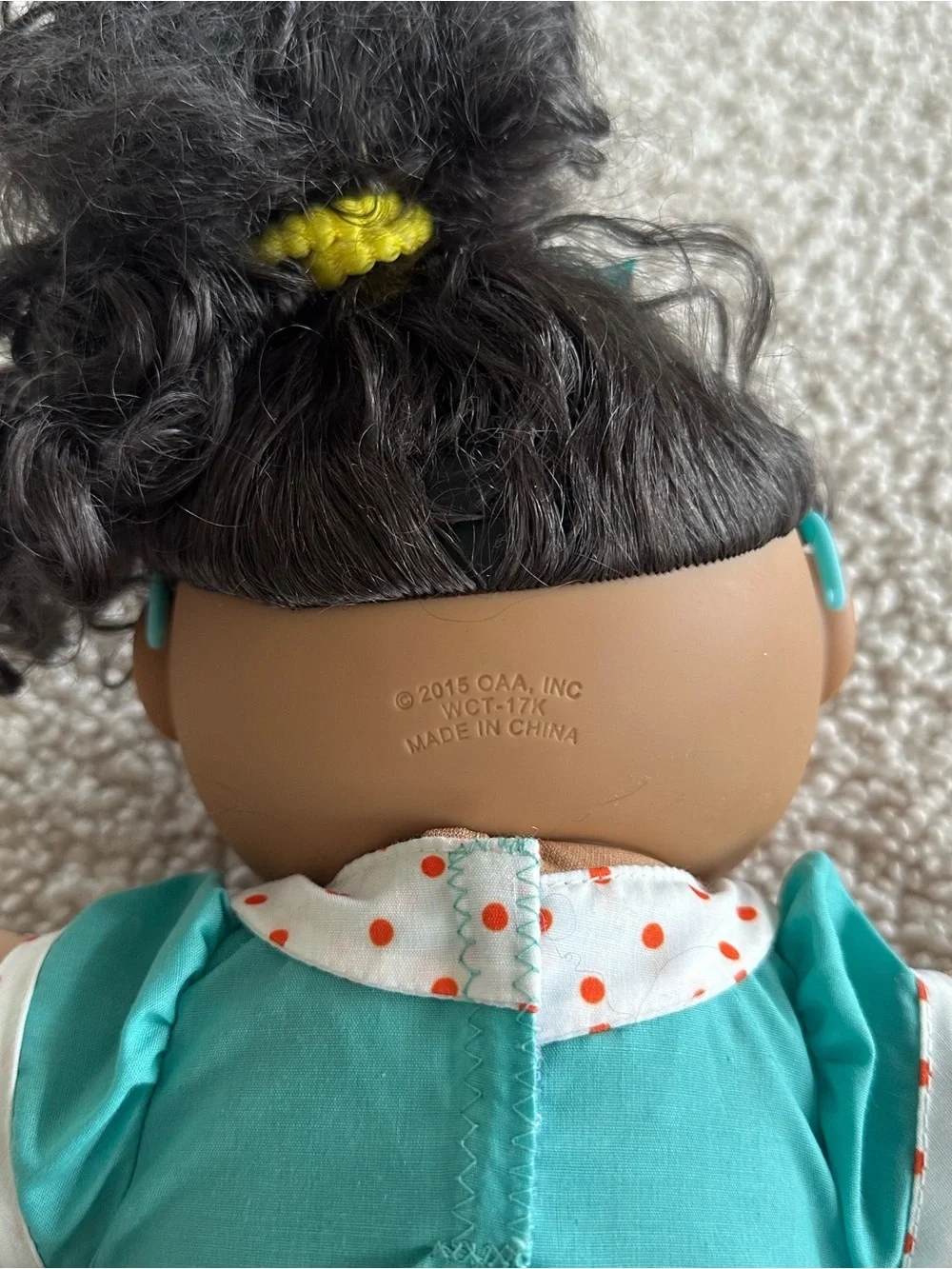 Cabbage Patch Kids Babylnd Doll 14” Glasses Outfit Cute Girl Dark Brunette 2015